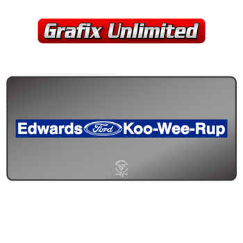 Dealership Decal, Edwards Ford Koo Wee Rup