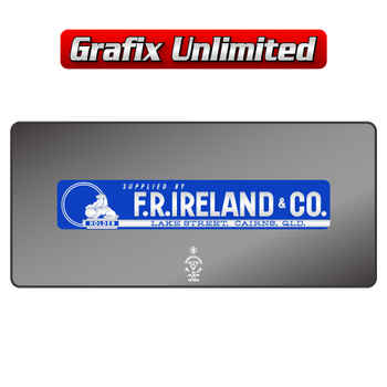 Dealership Decal, F. R. Ireland & Co Cairns