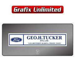 Dealership Decal, GEO Tucker