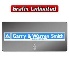 Dealership Decal, Garry & Warren Smith Oakley