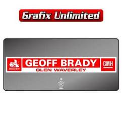 Dealership Decal, Geoff Brady Glen Waverley