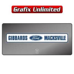 Dealership Decal, Gibbards Macksville