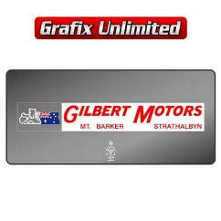 Dealership Decal, Gilbert Motors Mt Barker