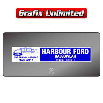 Dealership Decal, Harbour Ford Balgowlah