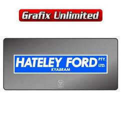 Dealership Decal, Hateley Ford Kyabram