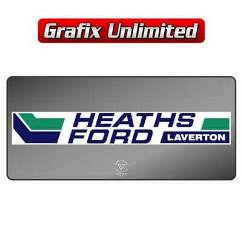 Dealership Decal, Heaths Ford Laverton