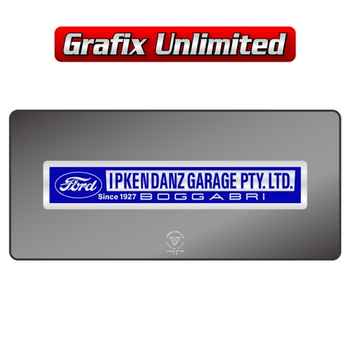 Dealership Decal, Ipkendanz Garage Pty. Ltd. Boggabri