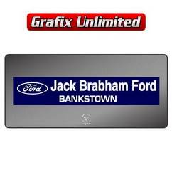 Dealership Decal Jack Brabham Ford