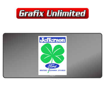Dealership Decal, Jefferson Ford Mentone Moorabbin