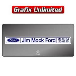 Dealership Decal, Jim Mock Ford Mildura