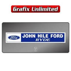 Dealership Decal, John Hile Ford