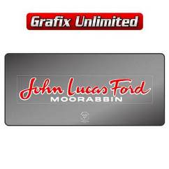 Dealership Decal, John Lucas