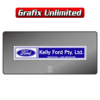 Dealership Decal, Kelly Ford