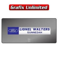 Dealership Decal, Lionel Walters Gunnedah