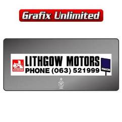 Dealership Decal, Lithgow Motors