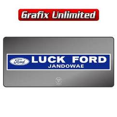 Dealership Decal, Luck Ford Jandowae