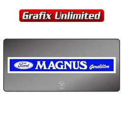 Dealership Decal, Magnus Geraldton