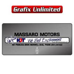 Dealership Decal, Massaro Motors