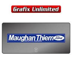 Dealership Decal, Maughan Thiem Ford