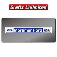 Dealership Decal, Mortimer Ford