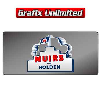 Dealership Decal, Muirs for Holden External