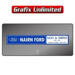 Dealership Decal, Nairn Ford Stawell