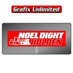 Dealership Decal, Noel Dight Holden