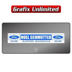 Dealership Decal, Noel Scmutter Ford