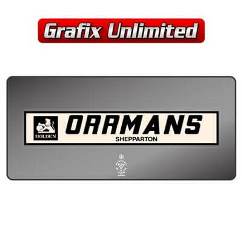 Dealership Decal, Orrmans Shepparton