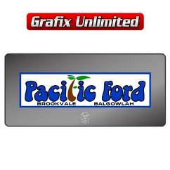 Dealership Decal, Pacific Ford