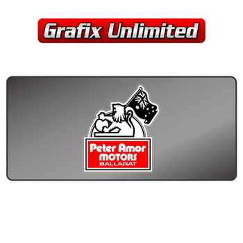 Dealership Decal, Peter Amor Motors