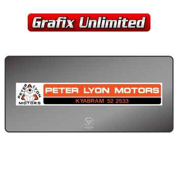 Dealership Decal, Peter Lyon Motors