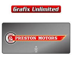 Dealership Decal, Preston Motors Torana