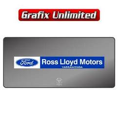 Dealership Decal, Ross Lloyd Motors