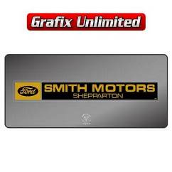 Dealership Decal, Smiths Motors Shepparton