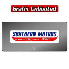 Dealership Decal, Southern Motors Hobart