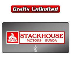 Dealership Decal, Stackhouse Motors Euroa