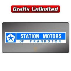 Dealership Decal, Station Motors