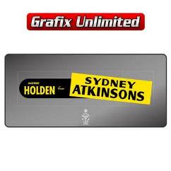 Dealership Decal, Sydney Atkinsons Holden