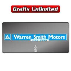 Dealership Decal, Warren Smith Motors