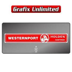 Dealership Decal, Westernport Holden