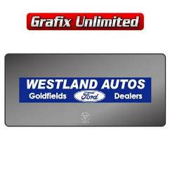 Dealership Decal, Westland Autos