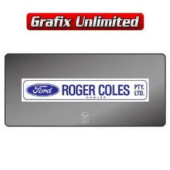 Dealership Decal, Roger Coles Gawler