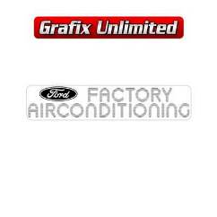 Factory Airconditioned Decal