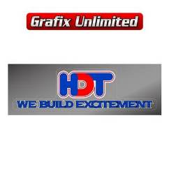 HDT We Build Excitement Decal