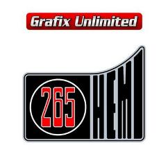 Hemi 265 LHS 1/4 Panel Decal 