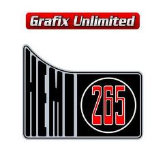 Hemi 265 RHS 1/4 Panel Decal 