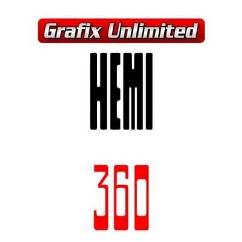 Hemi 360 Bonnet Decal