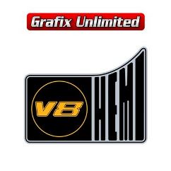 Hemi V8 LHS 1/4 Panel Decal