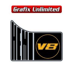 Hemi V8 RHS 1/4 Panel Decal